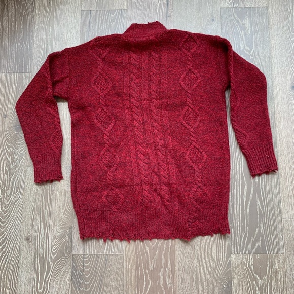 NWOT n:Philanthropy red button down cardigan - Picture 5 of 5